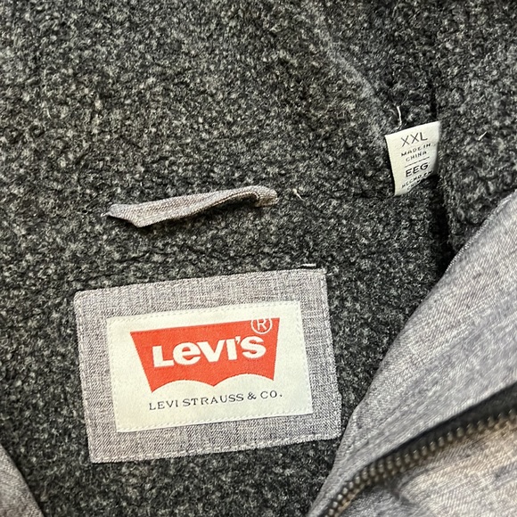Levi’s Men’s Sherpa Lined Full Zip Performance Jacket - Picture 3 of 10